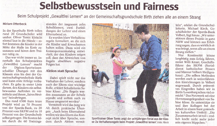 Selbstbewusstsein und Fairness